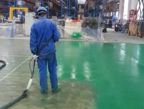 聚脲噴涂防水涂料地坪耐磨施工案例