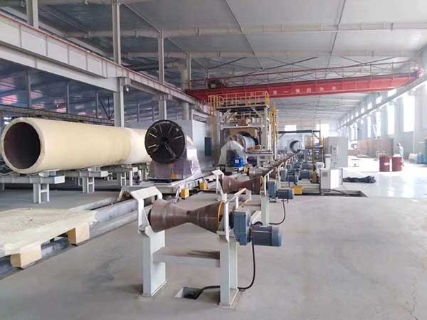 H5600型管道內壁防腐噴涂機施工案例