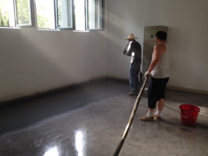 山東理工大學地坪聚脲防水涂料案例