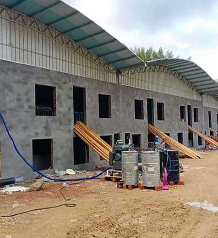 養(yǎng)殖場噴涂外墻