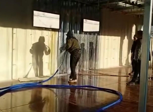 移動式房屋保溫噴涂聚氨酯案例